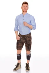 Spieth & Wensky Trachtenhemd NEO grau/blau