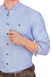 Spieth & Wensky Trachtenhemd NEO grau/blau