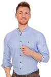 Spieth & Wensky Trachtenhemd NEO grau/blau
