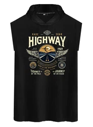 RMK Tanktop Herren Shirt Muskelshirt Gym Highway Motorrad Dunkelblau/Hellblau/Blau/Dunkelgrün/Schwarz
