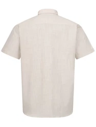 Indumentum Kurzarmhemd Herren Hemd Leinen-Optik 