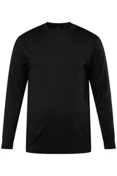 JP1880 T-Shirt Langarmshirt Rundhals UV-Schutz Schwarz