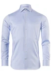Vincenzo Boretti Businesshemd gerader Schnitt Hellblau/Blau