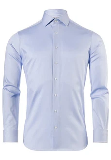 Vincenzo Boretti Businesshemd gerader Schnitt Umschlagmanschette Hellblau/Blau Vincenzo Boretti Businesshemd gerader Schnitt Umschlagmanschette Hellblau/Blau