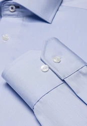 Vincenzo Boretti Businesshemd tailliert super bgelfrei Hellblau/Blau