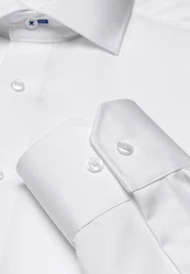 Vincenzo Boretti Businesshemd tailliert super bgelfrei Weiß/Creme/Grau