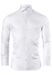 Vincenzo Boretti Businesshemd tailliert super bgelfrei Weiß/Creme/Grau