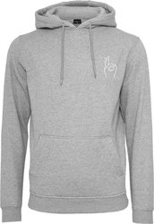 MisterTee Sweatshirt Easy Sign Hoody (1-tlg) Grau/Hellgrau