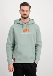 Alpha Industries Hoodie Basic (Rubber) pastellgrn/orange/wei