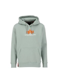 Alpha Industries Hoodie Basic (Rubber) pastellgrn/orange/wei