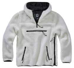 Brandit Teddyfleece Pullover Worker wei