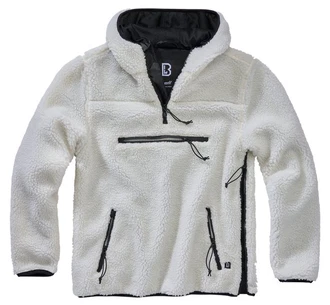 Brandit Teddyfleece Pullover Worker wei