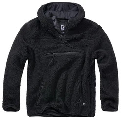 Brandit Teddyfleece Pullover Worker schwarz