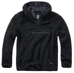 Brandit Teddyfleece Pullover Worker schwarz