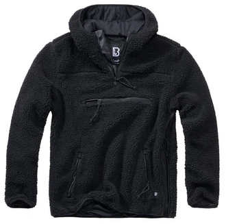 Brandit Teddyfleece Pullover Worker schwarz