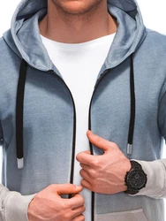 Edoti Herren Sweatshirt mit Kapuze Grau/Blau/Hellblau/Dunkelblau/Khaki/Dunkelgrün
