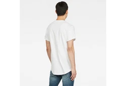 G-STAR T-Shirt Weiß/Creme/Khaki/Grau