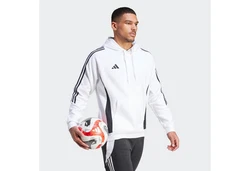 adidas Performance Sweatshirt Tiro 24 Hoody Weiß/Creme/Hellgrau/Grau