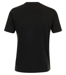 Redmond T-Shirt Round Neck mit Print schwarz