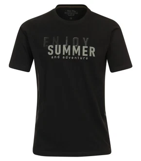 Redmond T-Shirt Round Neck mit Print schwarz Redmond T-Shirt Round Neck mit Print schwarz