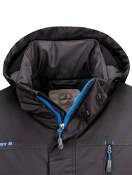 FirstB Funktionsjacke Askan Grau/Dunkelgrau/Dunkelblau/Braun/Dunkelbraun