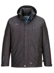 FirstB Funktionsjacke Askan Grau/Dunkelgrau/Dunkelblau/Braun/Dunkelbraun