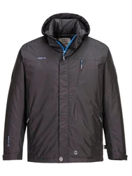 FirstB Funktionsjacke Askan Grau/Dunkelgrau/Dunkelblau/Braun/Dunkelbraun