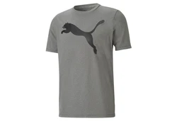 PUMA T-Shirt Active Big Logo T-Shirt Herren Grau/Dunkelgrau/Hellgrau