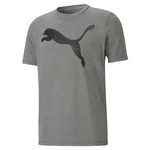 PUMA T-Shirt Active Big Logo T-Shirt Herren Grau/Dunkelgrau/Hellgrau