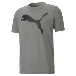 PUMA T-Shirt Active Big Logo T-Shirt Herren Grau/Dunkelgrau/Hellgrau