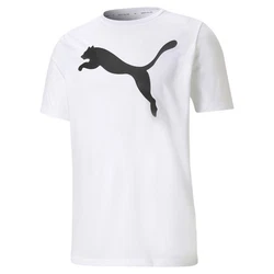 PUMA T-Shirt Active Big Logo T-Shirt Herren Weiß/Creme
