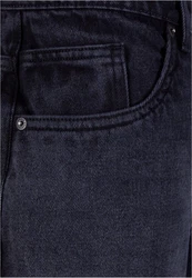 URBAN CLASSICS Herren Heavy Ounce Straight Fit Jeans Dunkelblau/Blau