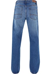 URBAN CLASSICS Herren Heavy Ounce Straight Fit Jeans Blau/Hellblau