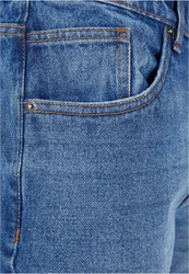 URBAN CLASSICS Herren Heavy Ounce Straight Fit Jeans Blau/Hellblau