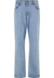 URBAN CLASSICS Herren Heavy Ounce Straight Fit Jeans Hellblau/Blau