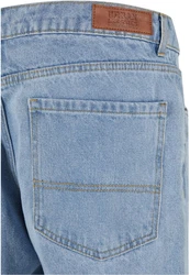 URBAN CLASSICS Herren Heavy Ounce Straight Fit Jeans Hellblau/Blau