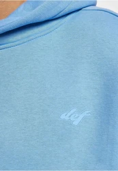 DEF Kapuzensweatshirt Frank Hoody Blau/Hellblau