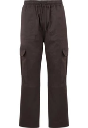 DEF Cargohose Straight Cargopant Khaki/Dunkelbraun/Grau/Braun