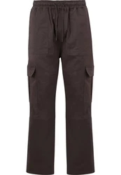 DEF Cargohose Straight Cargopant Khaki/Dunkelbraun/Grau/Braun