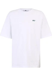 DEF T-Shirt Work T-Shirt Weiß/Schwarz