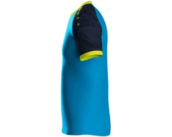 Jako Kurzarmshirt Trikot Iconic KA blau/marine/neongelb