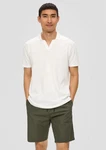 s.Oliver Bermudas Chino-Shorts im Relaxed Fit Khaki/Weiß/Creme