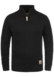 !Solid Troyer SDPetro Strickpulli mit hochabschlieendem Kragen