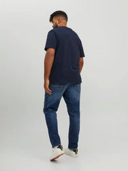 Jack & Jones T-Shirt 2er-Set Plus Size T-Shirt Logo (4831) Dunkelblau/Rot (4831)