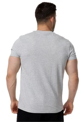 TAPOUT T-Shirt Active Base Grau/Beige/Braun
