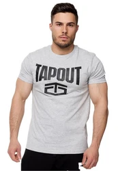 TAPOUT T-Shirt Active Base Grau/Beige/Braun