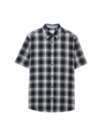 TOM TAILOR Kurzarmhemd Blau/Dunkelblau/Hellblau/Grau