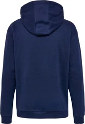 hummel Kapuzenpullover Hmlmover Cotton Hoodie Dunkelblau/Blau