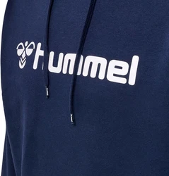 hummel Kapuzenpullover Hmlmover Cotton Hoodie Dunkelblau/Blau