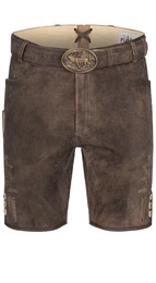 Nbler Trachtenlederhose Lederhose kurz Nabor RV in Braun von Nbler